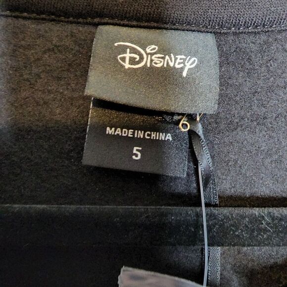 5X 28W Torrid Black Minnie Mouse Pea Coat Disney Fleece Knit Embroidered Jacket - Picture 6 of 9